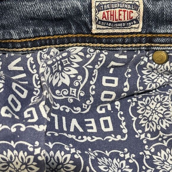 Devil Dog The Original Athletic Men's Size 36 X 30 Blue Medium Wash Straight Leg - Picture 16 of 16